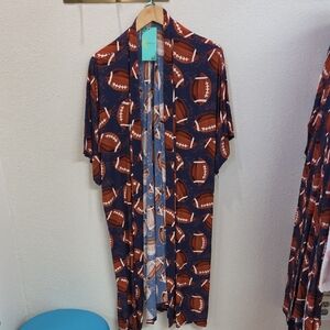 Football Patterned Kimono
